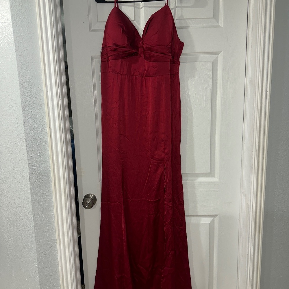 Red prom dress